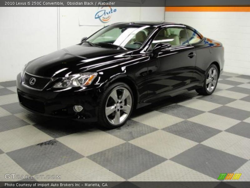 Obsidian Black / Alabaster 2010 Lexus IS 250C Convertible