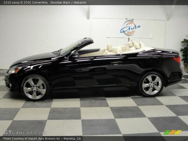 Obsidian Black / Alabaster 2010 Lexus IS 250C Convertible