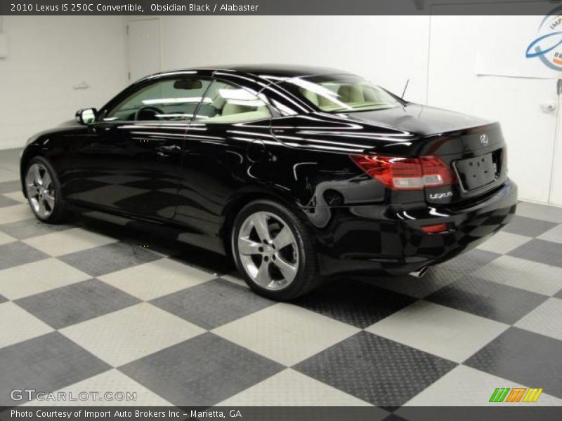 Obsidian Black / Alabaster 2010 Lexus IS 250C Convertible