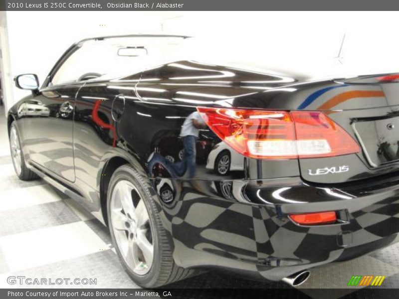 Obsidian Black / Alabaster 2010 Lexus IS 250C Convertible
