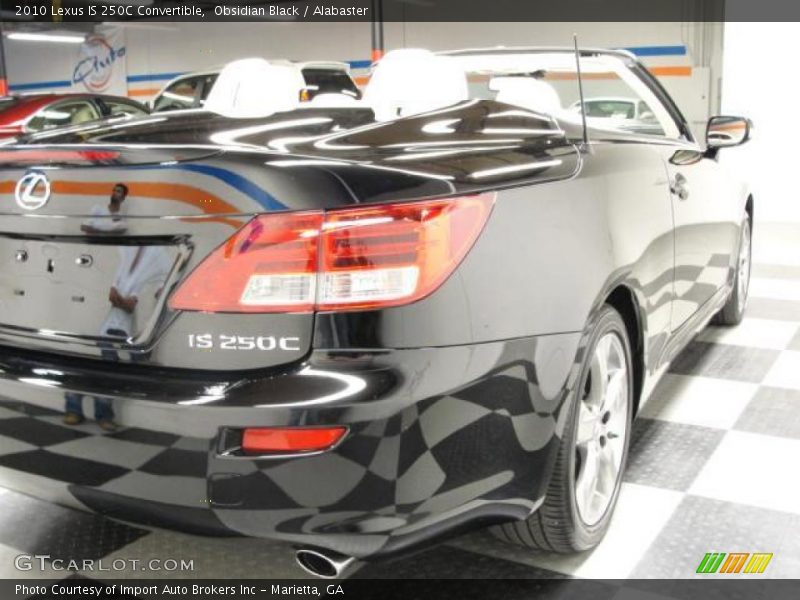 Obsidian Black / Alabaster 2010 Lexus IS 250C Convertible