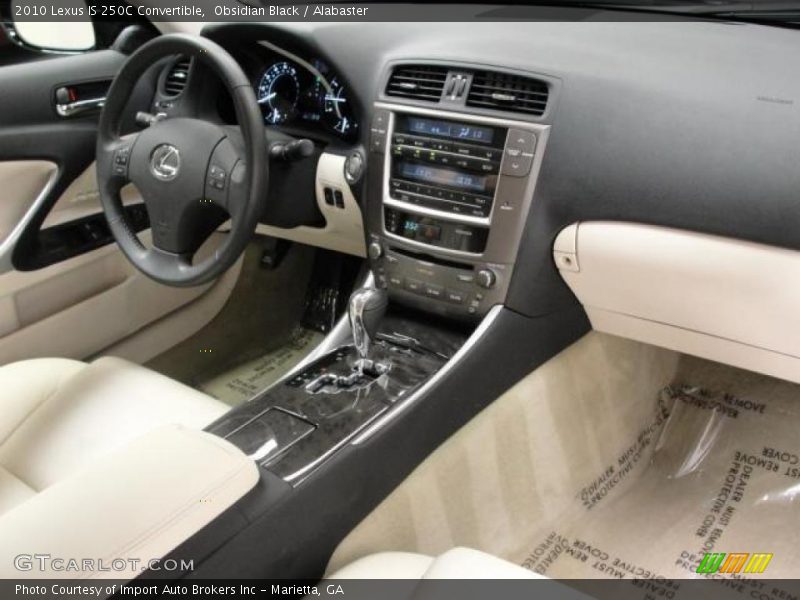 Obsidian Black / Alabaster 2010 Lexus IS 250C Convertible