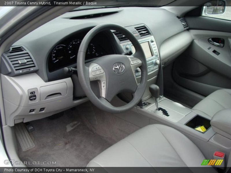 Titanium Metallic / Bisque 2007 Toyota Camry Hybrid