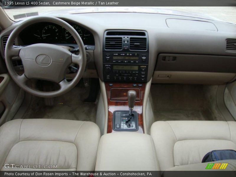 Cashmere Beige Metallic / Tan Leather 1995 Lexus LS 400 Sedan