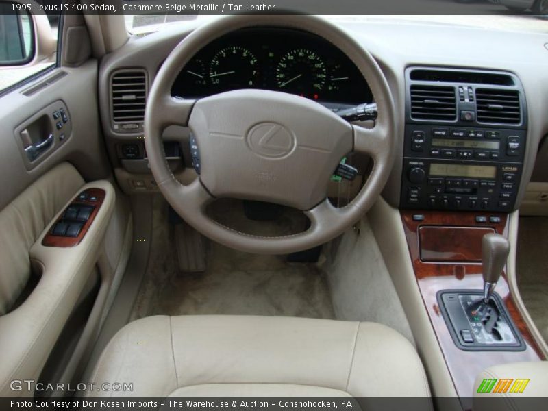Cashmere Beige Metallic / Tan Leather 1995 Lexus LS 400 Sedan