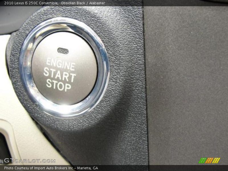 Obsidian Black / Alabaster 2010 Lexus IS 250C Convertible