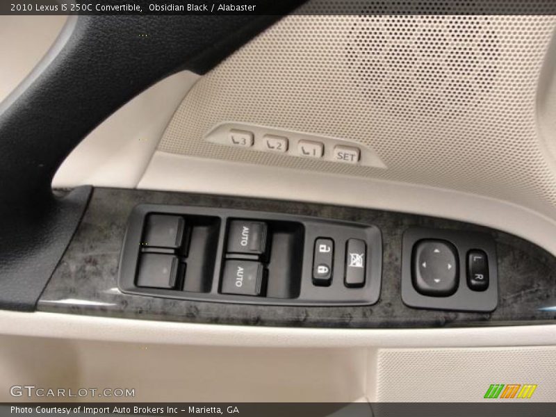Obsidian Black / Alabaster 2010 Lexus IS 250C Convertible