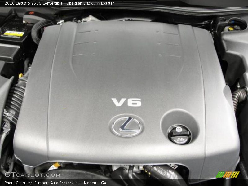 Obsidian Black / Alabaster 2010 Lexus IS 250C Convertible