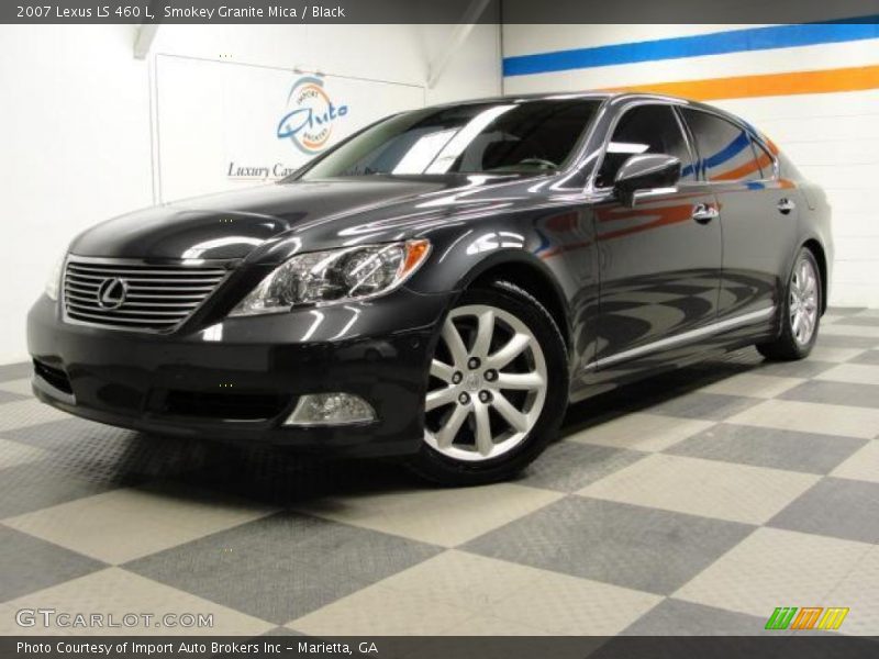 Smokey Granite Mica / Black 2007 Lexus LS 460 L