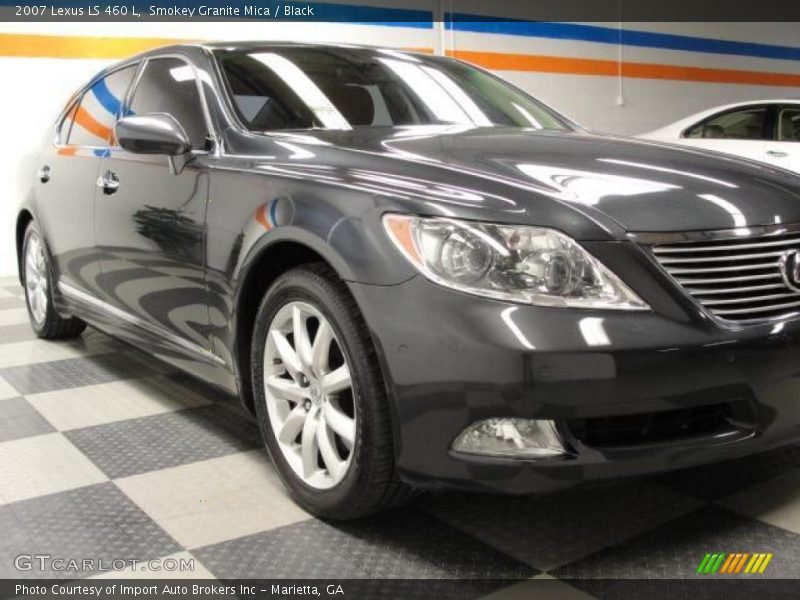 Smokey Granite Mica / Black 2007 Lexus LS 460 L