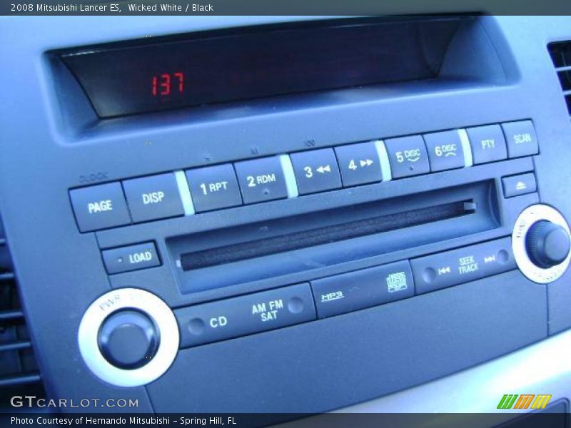 Wicked White / Black 2008 Mitsubishi Lancer ES