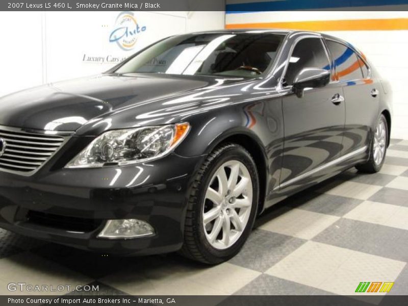 Smokey Granite Mica / Black 2007 Lexus LS 460 L