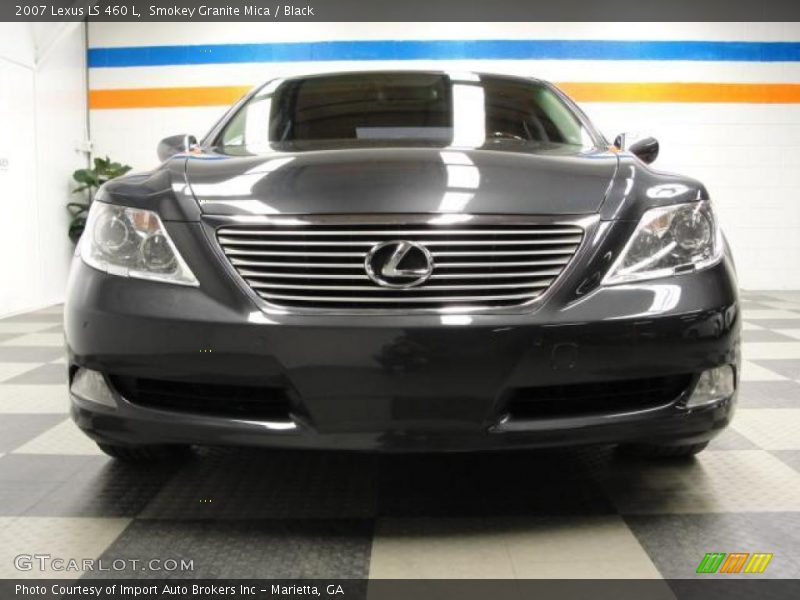 Smokey Granite Mica / Black 2007 Lexus LS 460 L