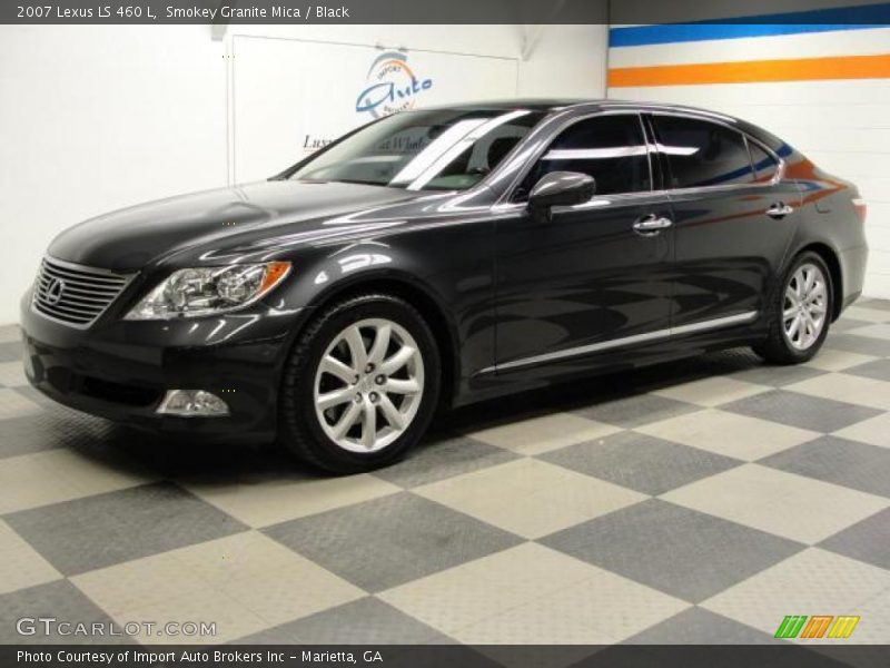 Smokey Granite Mica / Black 2007 Lexus LS 460 L