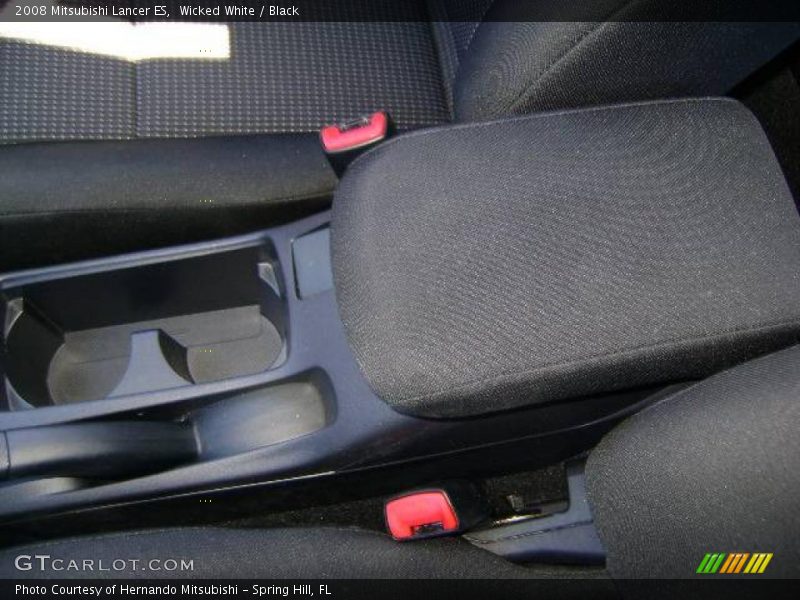 Wicked White / Black 2008 Mitsubishi Lancer ES