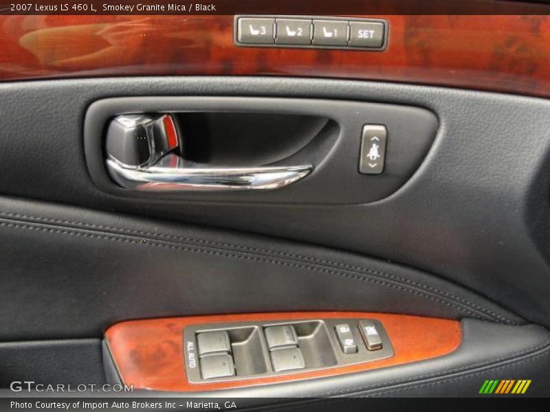 Smokey Granite Mica / Black 2007 Lexus LS 460 L