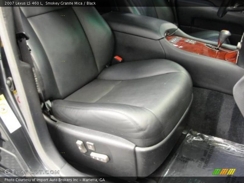 Smokey Granite Mica / Black 2007 Lexus LS 460 L