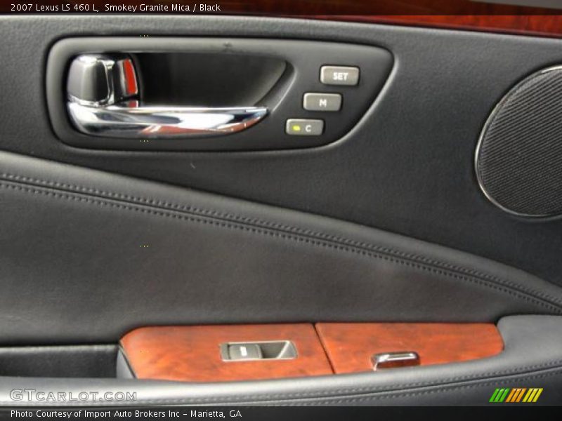 Smokey Granite Mica / Black 2007 Lexus LS 460 L