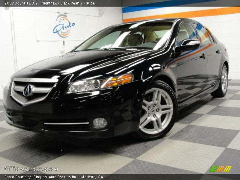 Nighthawk Black Pearl / Taupe 2007 Acura TL 3.2