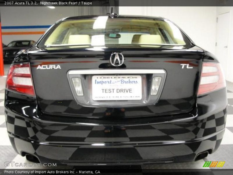 Nighthawk Black Pearl / Taupe 2007 Acura TL 3.2