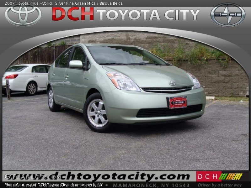 Silver Pine Green Mica / Bisque Beige 2007 Toyota Prius Hybrid