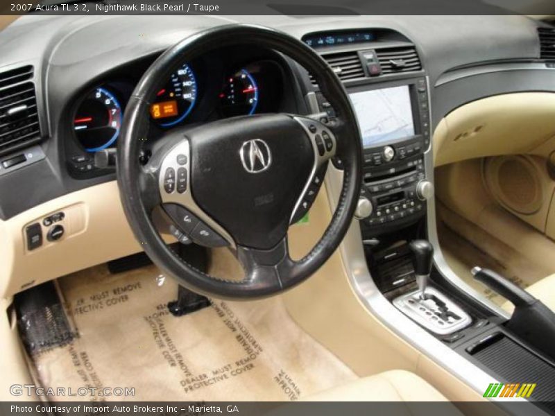 Nighthawk Black Pearl / Taupe 2007 Acura TL 3.2