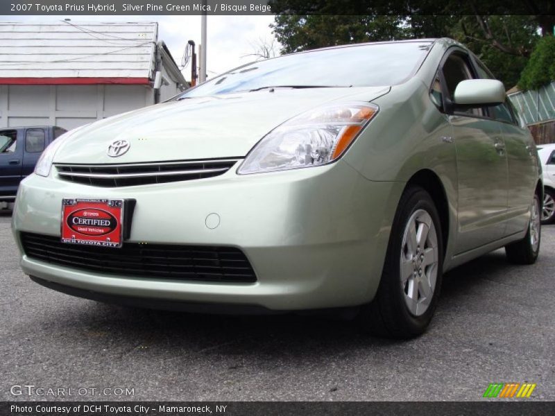 Silver Pine Green Mica / Bisque Beige 2007 Toyota Prius Hybrid