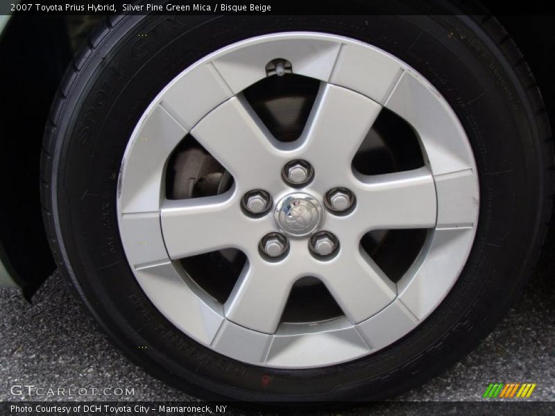 Silver Pine Green Mica / Bisque Beige 2007 Toyota Prius Hybrid