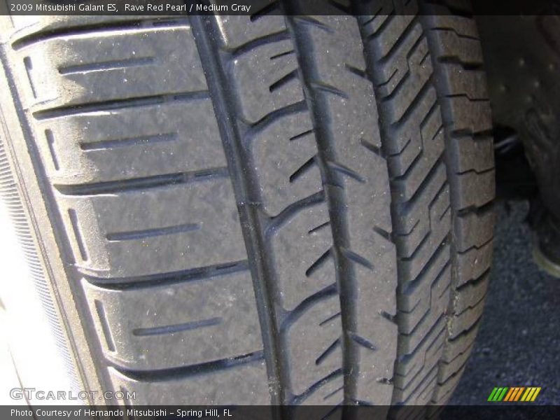 Rave Red Pearl / Medium Gray 2009 Mitsubishi Galant ES