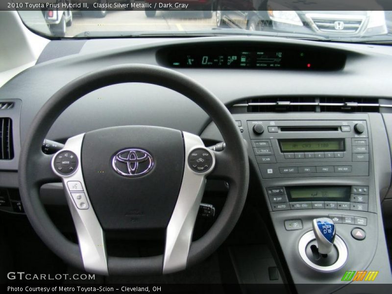 Classic Silver Metallic / Dark Gray 2010 Toyota Prius Hybrid III