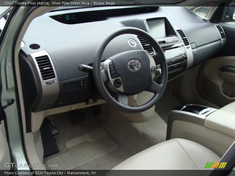 Silver Pine Green Mica / Bisque Beige 2007 Toyota Prius Hybrid