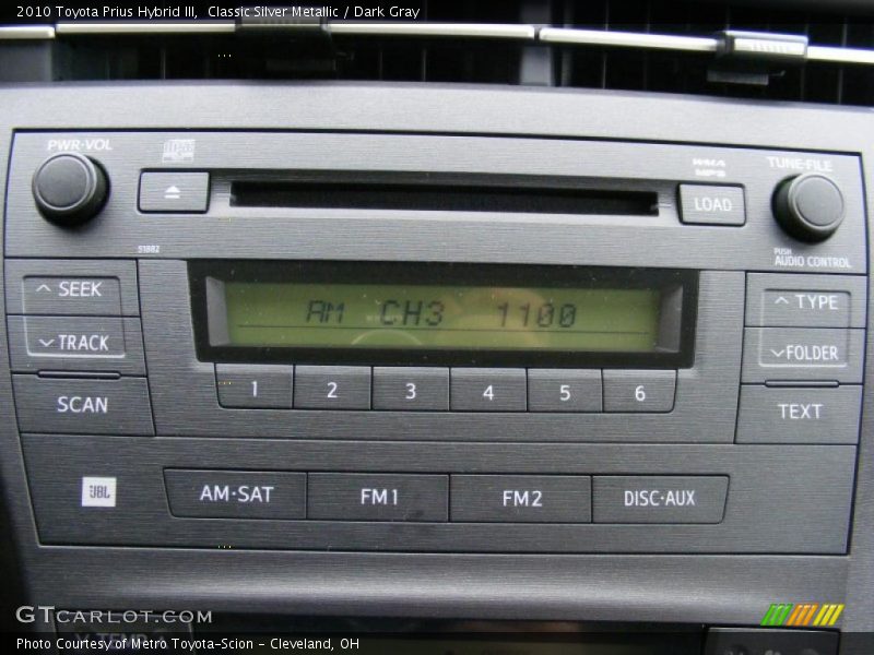 Classic Silver Metallic / Dark Gray 2010 Toyota Prius Hybrid III