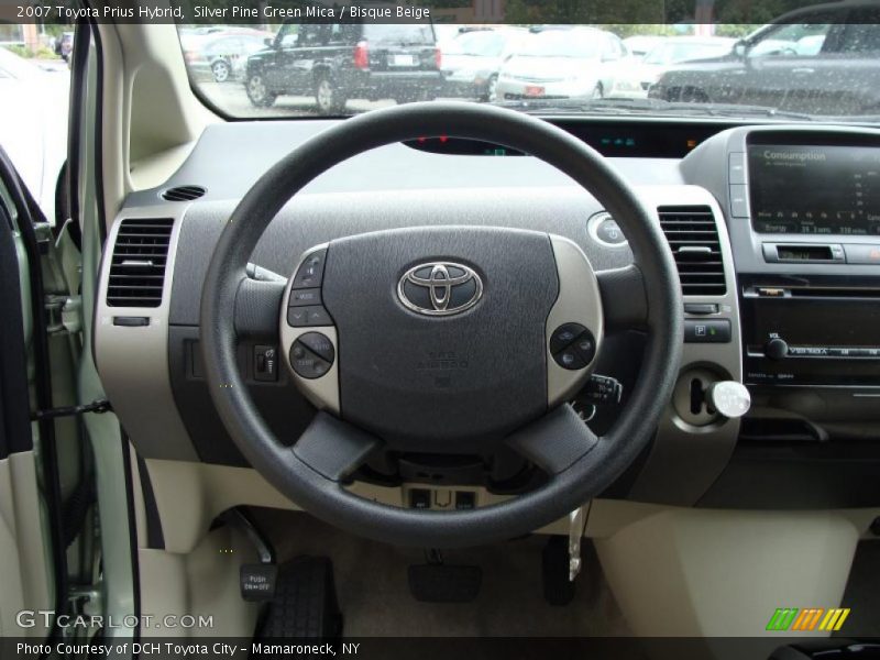 Silver Pine Green Mica / Bisque Beige 2007 Toyota Prius Hybrid