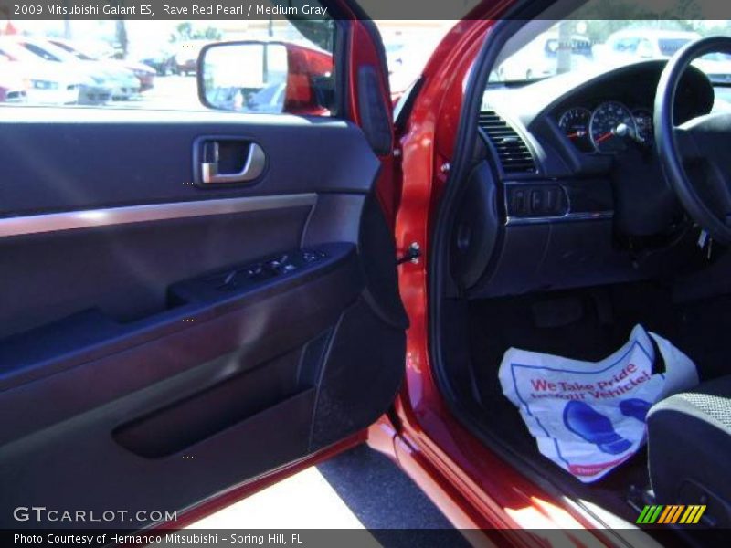 Rave Red Pearl / Medium Gray 2009 Mitsubishi Galant ES