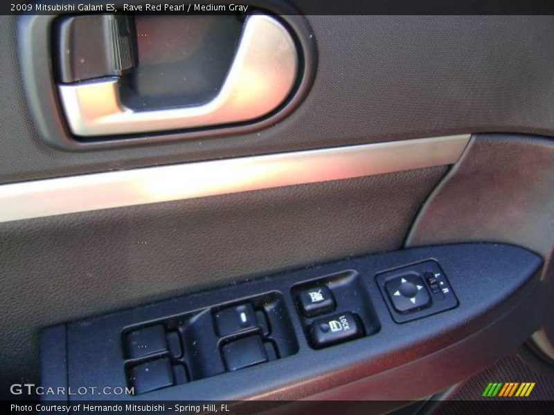 Rave Red Pearl / Medium Gray 2009 Mitsubishi Galant ES