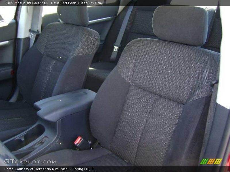 Rave Red Pearl / Medium Gray 2009 Mitsubishi Galant ES