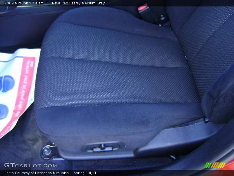 Rave Red Pearl / Medium Gray 2009 Mitsubishi Galant ES
