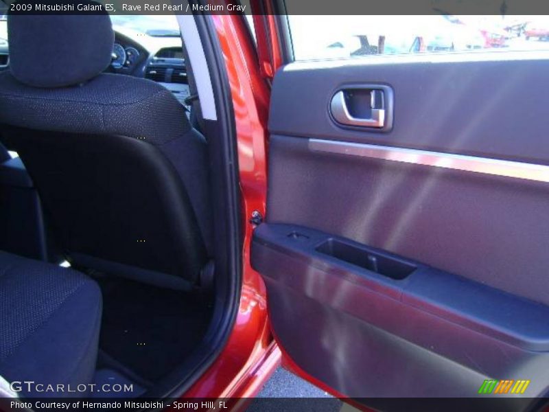Rave Red Pearl / Medium Gray 2009 Mitsubishi Galant ES