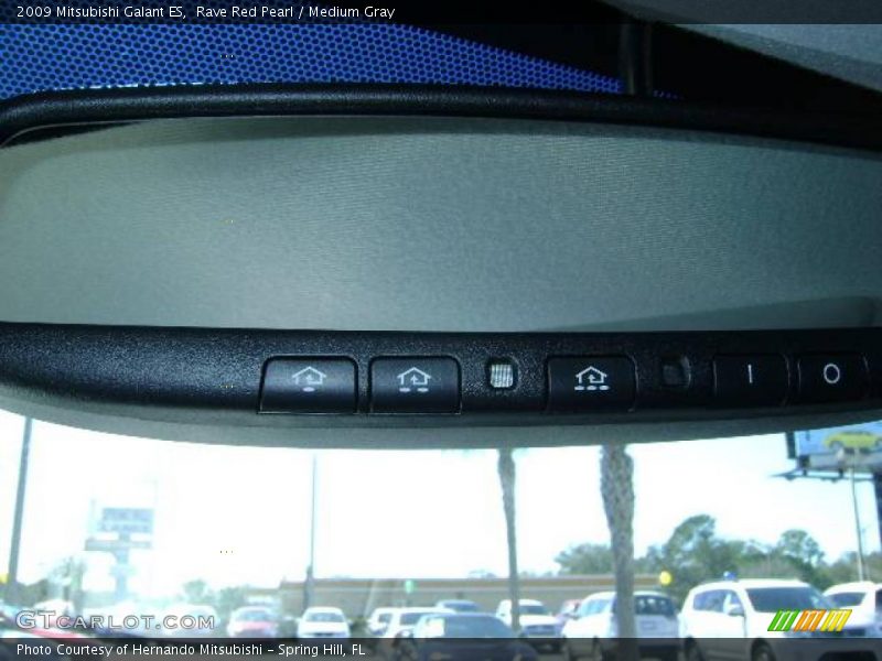 Rave Red Pearl / Medium Gray 2009 Mitsubishi Galant ES