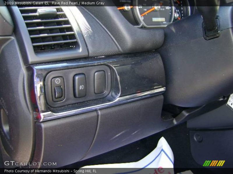 Rave Red Pearl / Medium Gray 2009 Mitsubishi Galant ES
