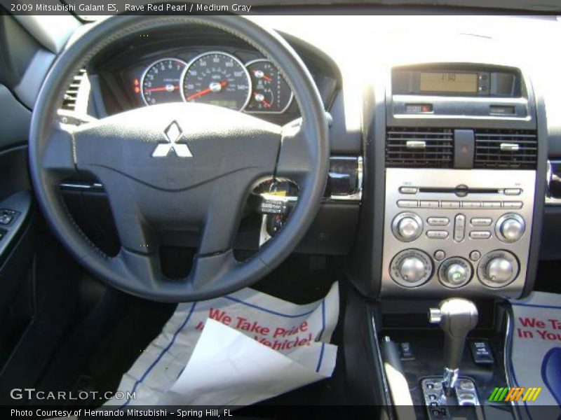Rave Red Pearl / Medium Gray 2009 Mitsubishi Galant ES
