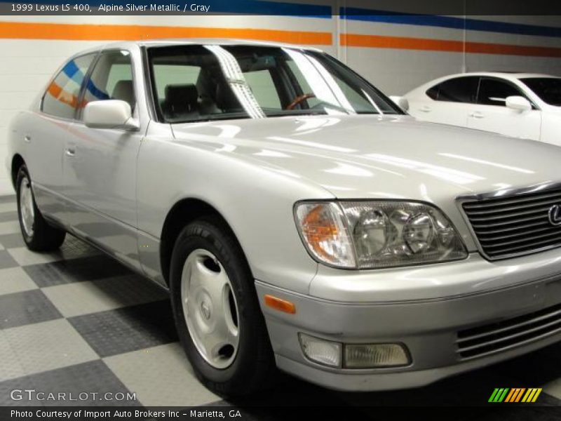 Alpine Silver Metallic / Gray 1999 Lexus LS 400