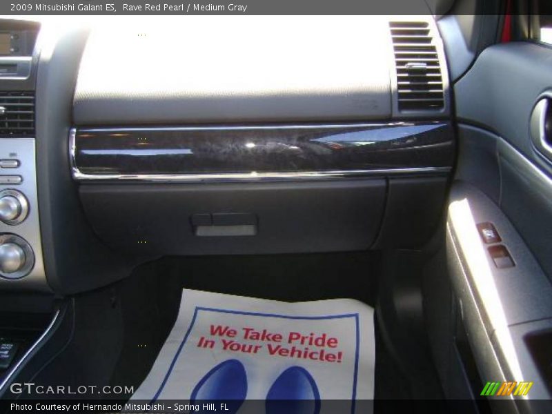 Rave Red Pearl / Medium Gray 2009 Mitsubishi Galant ES