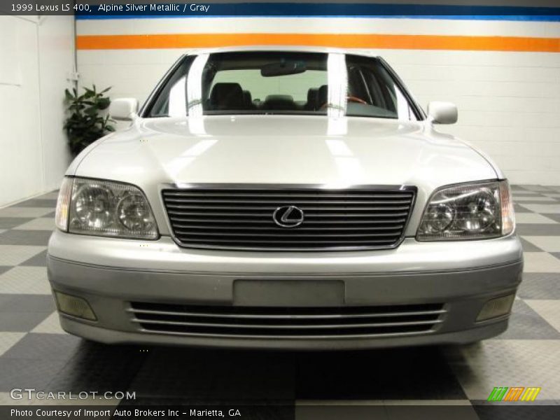Alpine Silver Metallic / Gray 1999 Lexus LS 400