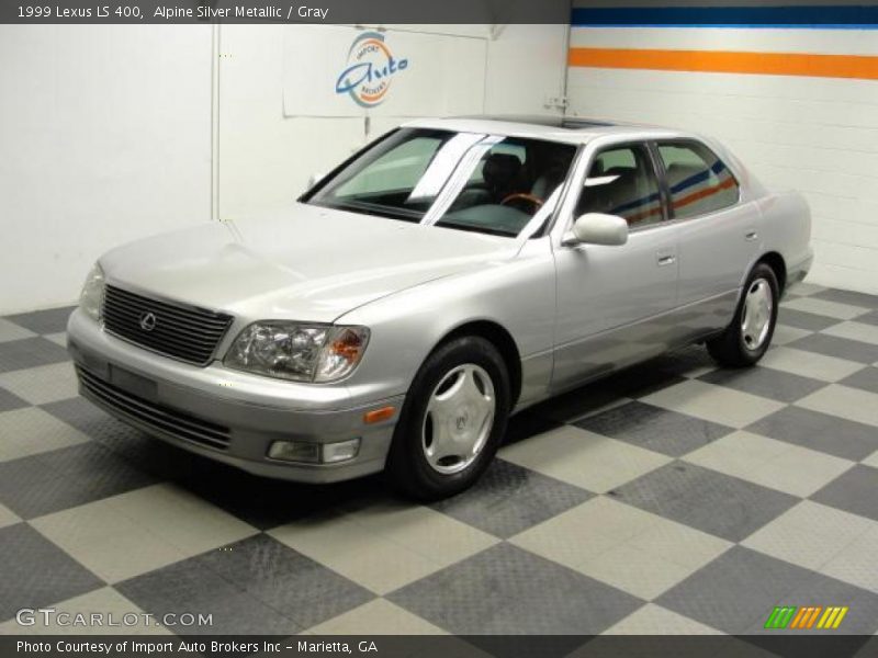 Alpine Silver Metallic / Gray 1999 Lexus LS 400