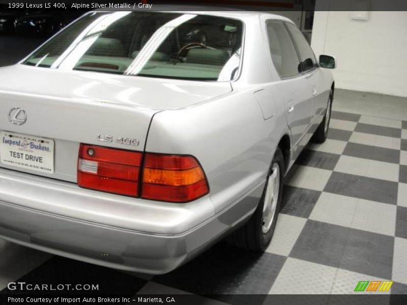 Alpine Silver Metallic / Gray 1999 Lexus LS 400