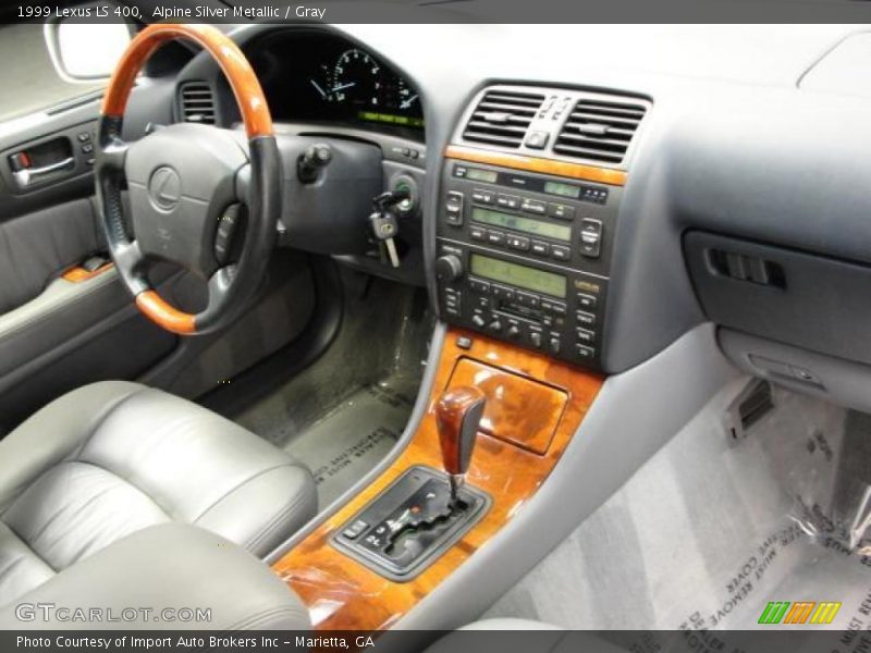 Alpine Silver Metallic / Gray 1999 Lexus LS 400
