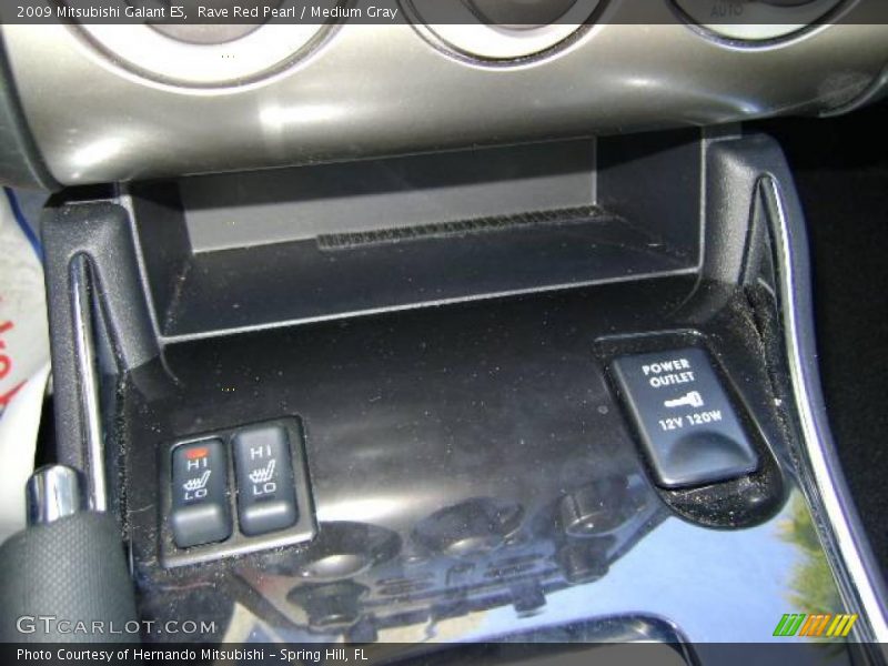 Rave Red Pearl / Medium Gray 2009 Mitsubishi Galant ES