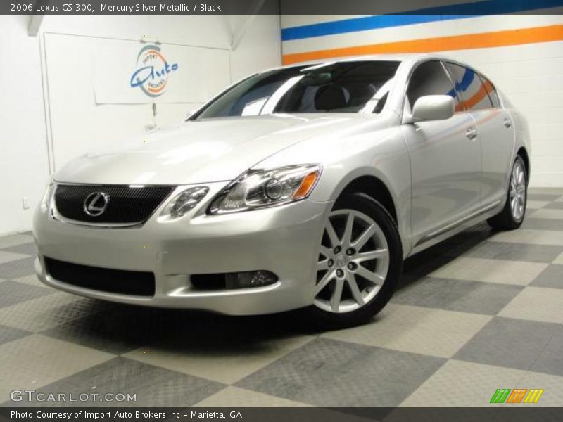 Mercury Silver Metallic / Black 2006 Lexus GS 300
