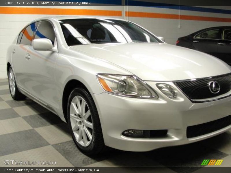 Mercury Silver Metallic / Black 2006 Lexus GS 300